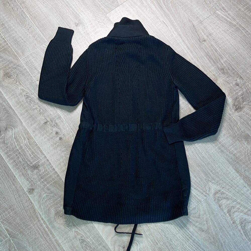 Sport Max Code Black Drawstring Sweater Jacket Wo… - image 6